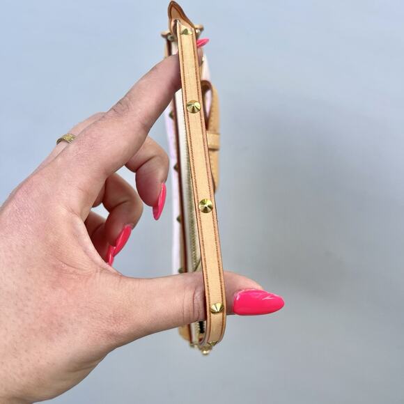 🌸SOLD🌸Louis Vuitton Vintage Pink Monogram Cherry Blossom Pochette Accessories - Picture 10 of 16